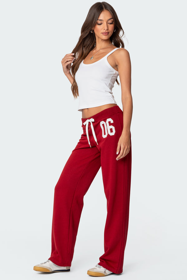Edikted 06 Sweatpants Burgundy
