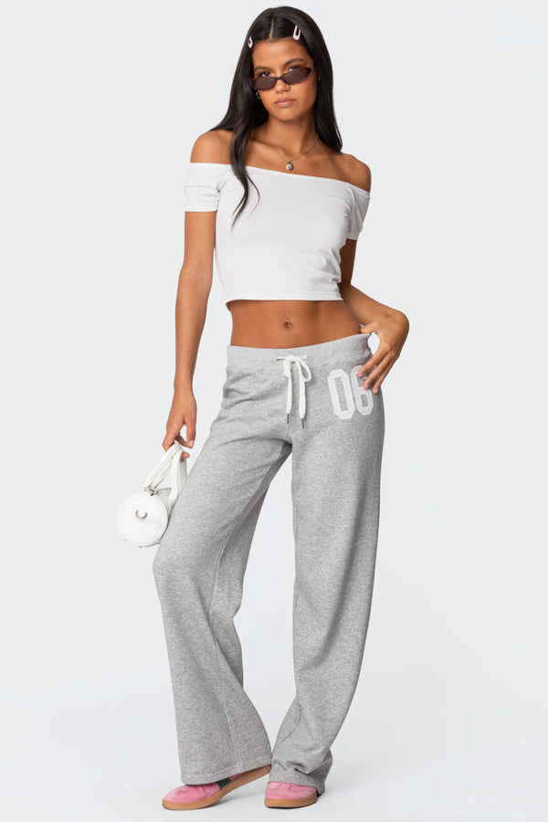 Edikted 06 Sweatpants Gray Melange