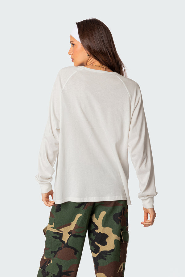 Edikted 80 Oversized T-Shirt White