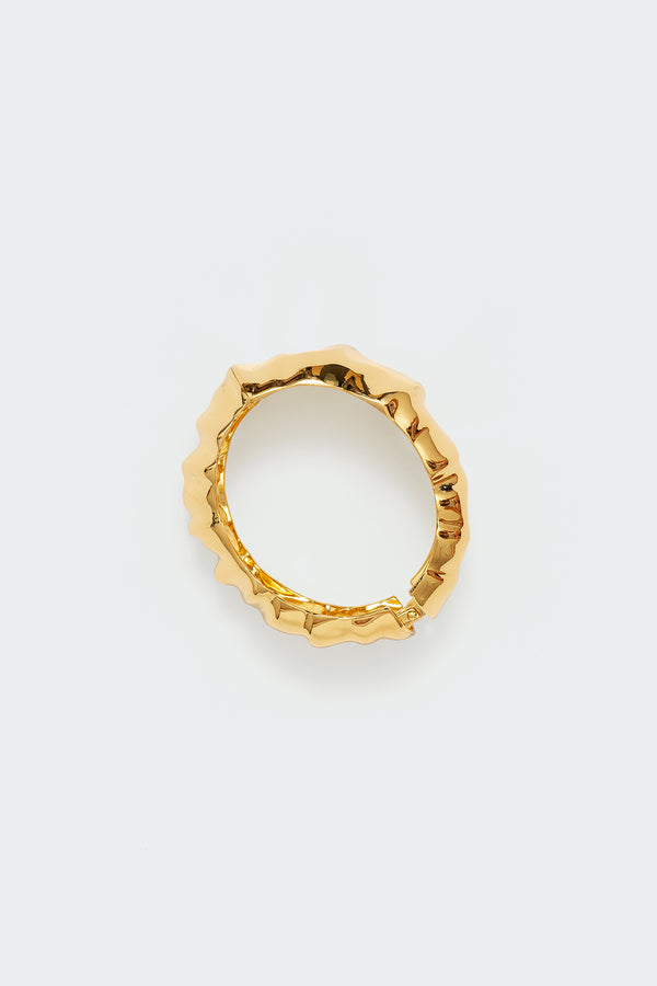 Edikted Abstract Chunky Bracelet Gold