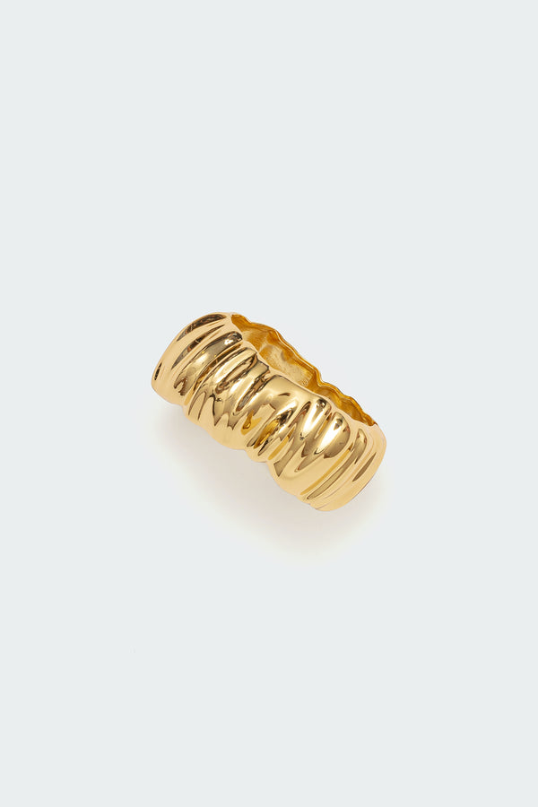 edikted Abstract Chunky Bracelet gold