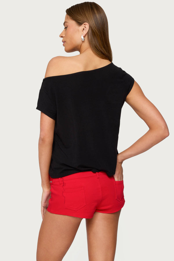Edikted Anabella Off Shoulder Top Black