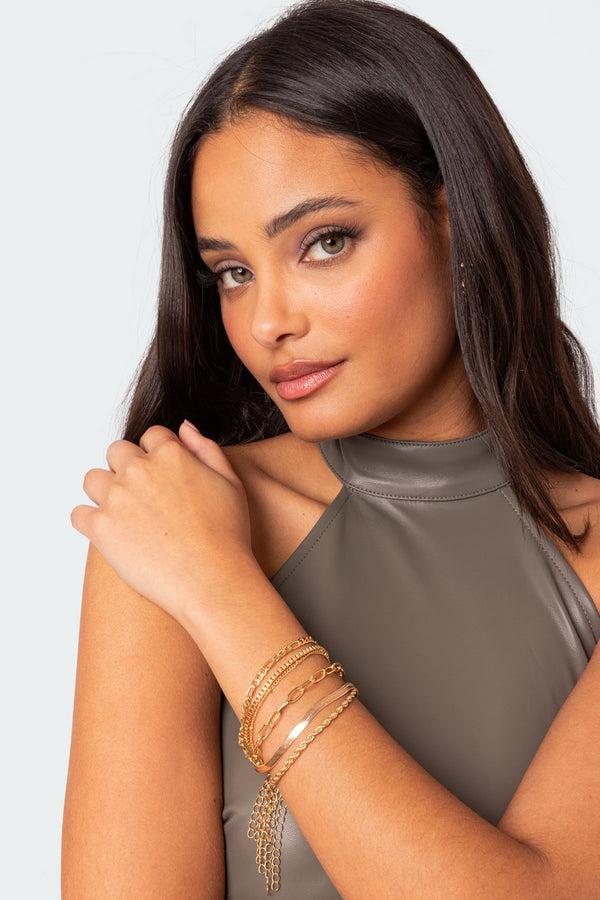 Edikted Assorted Bracelet Pack Gold