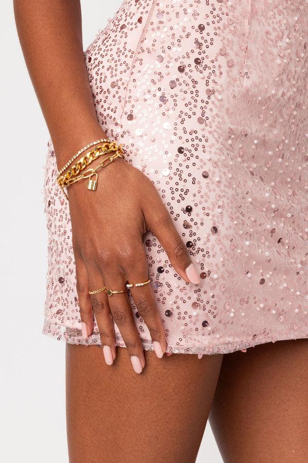 edikted Assorted Bracelet Pack gold