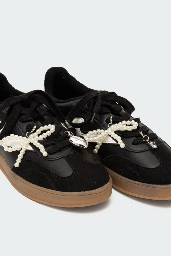 Edikted Assorted Shoe Charm Set Silver