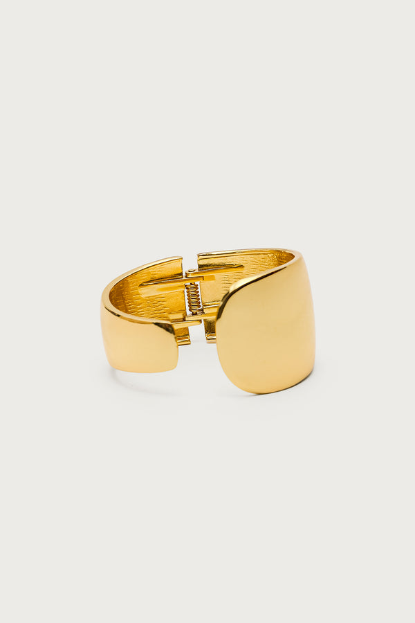 Edikted Asymmetric Cuff Bracelet Gold