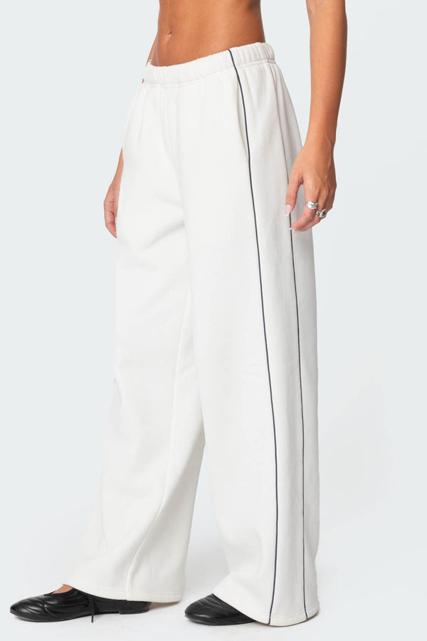 Edikted Autumn Sweatpants White