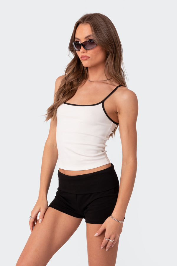 Edikted Back 2 Basics Tank Top White