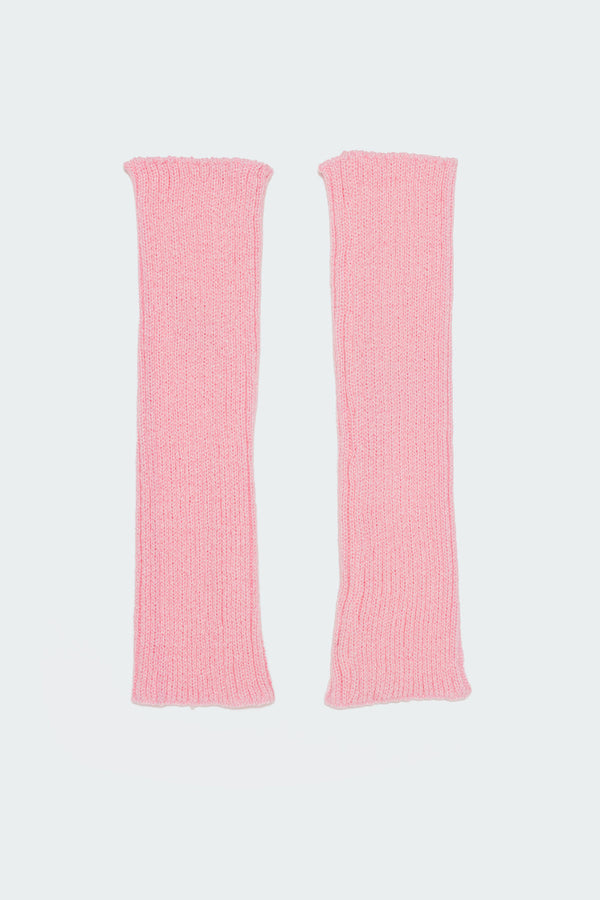 Edikted Ballet Girl Leg Warmers Pink