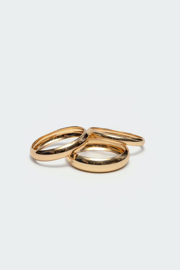 Edikted Bangle Bracelet Pack Gold