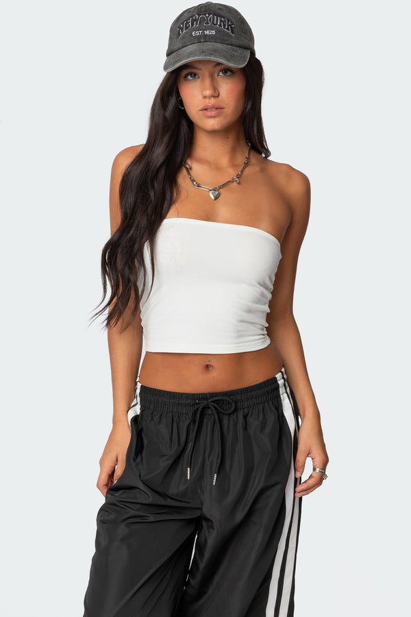 edikted Basic Tube Top white