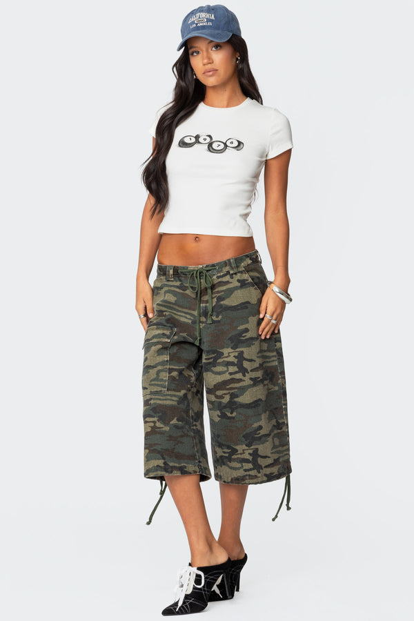 Edikted Billiards T Shirt White