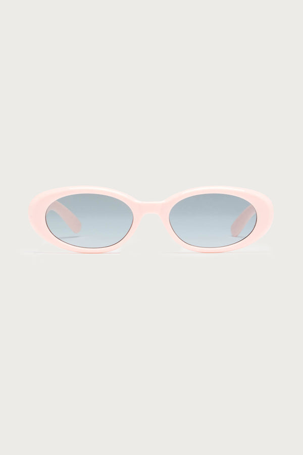 Edikted Birdey Round Sunglasses Pink