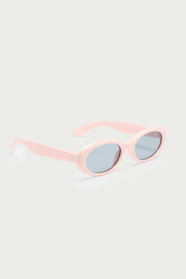 Edikted Birdey Round Sunglasses Pink