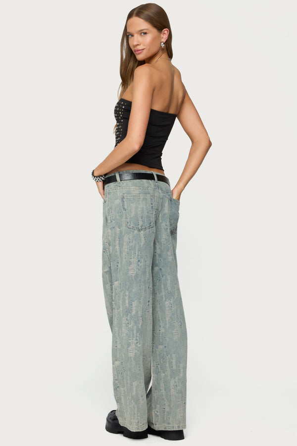 Edikted Blanco Studded Grommet Tube Top Black