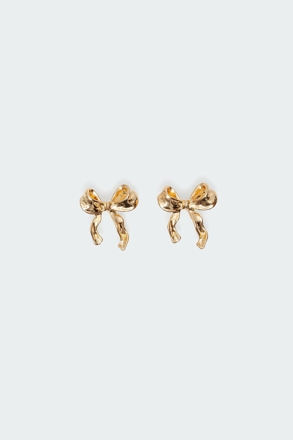 edikted Bow Peep Earrings gold