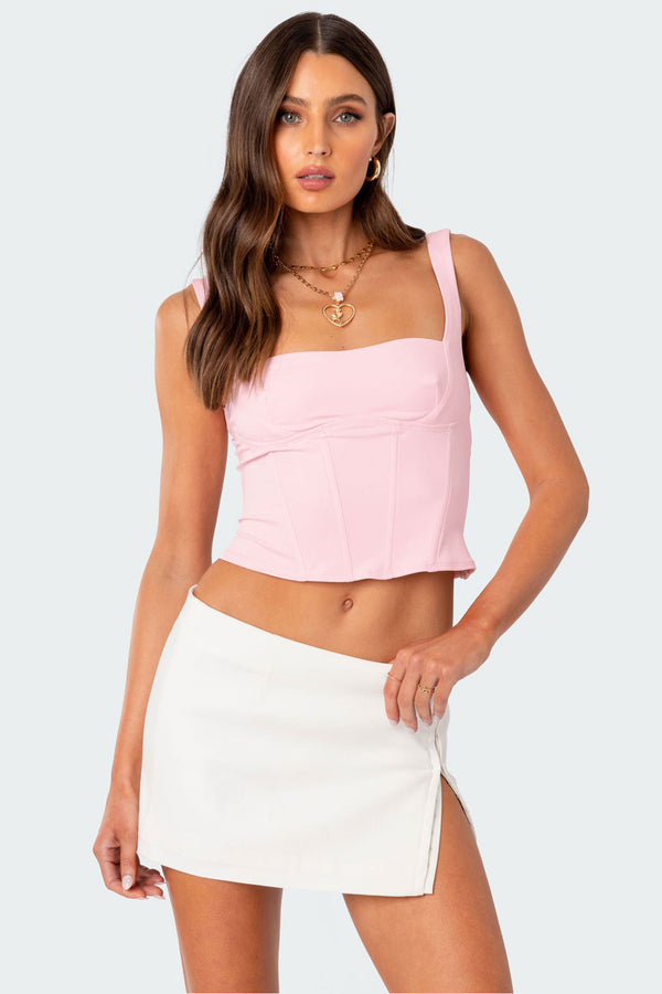 edikted Bustier Corset pink