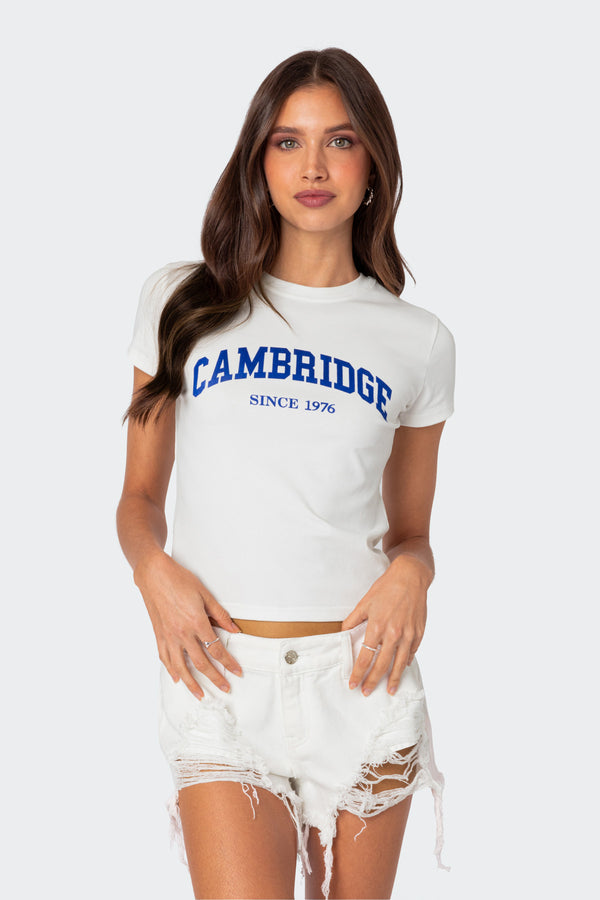 Edikted Cambridge T Shirt White