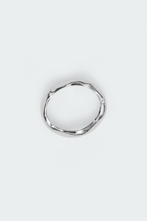 Edikted Chunky Cuff Bracelet Silver