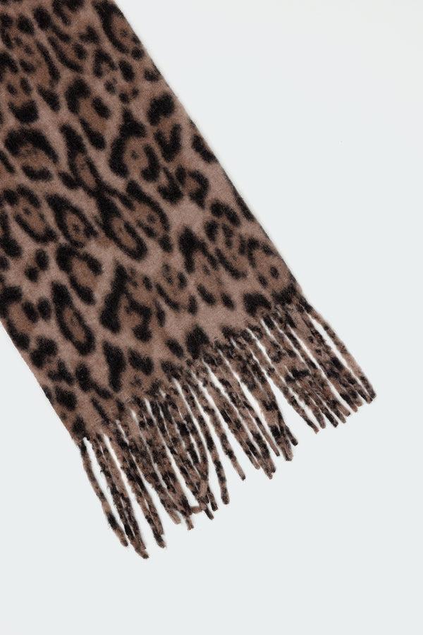 Edikted Chunky Leopard Scarf Mix