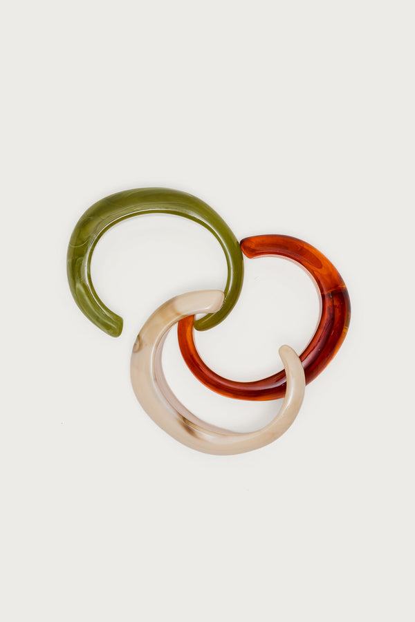 Edikted Chunky Statement Cuff Bracelet Pack Mix