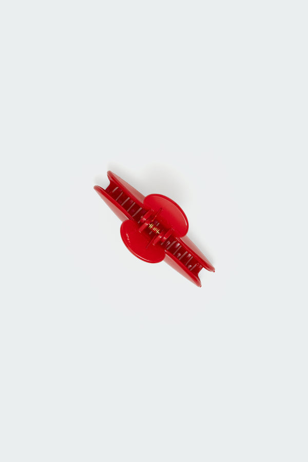 Edikted Clean Girl Hair Clip Red