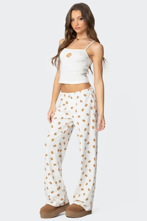 Edikted Cottontail Pants White