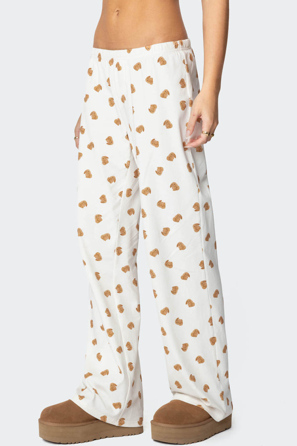 Edikted Cottontail Pants White