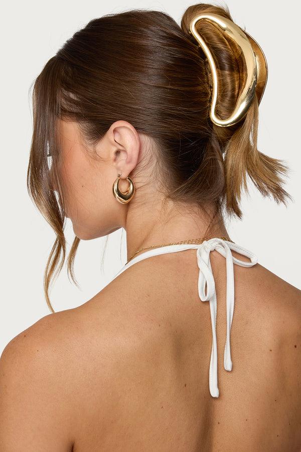 edikted Cover Girl Claw Clip gold