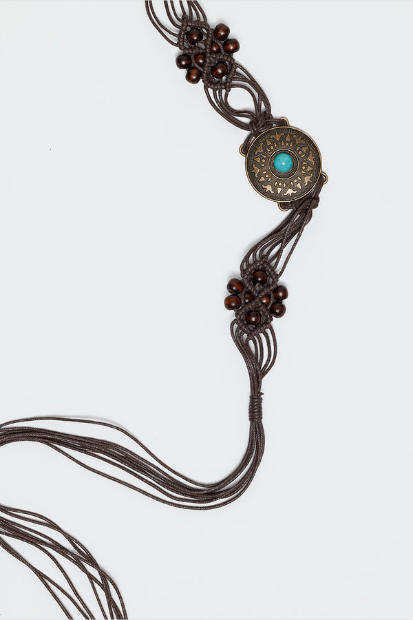 Edikted Cowgirl Western Belt Brown