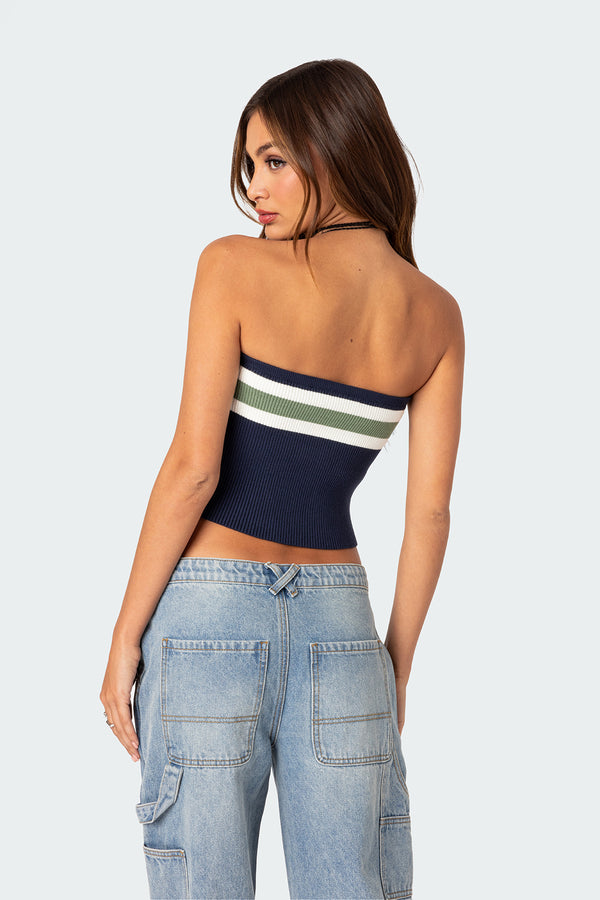 Edikted Cyprus Knit Tube Top Mix