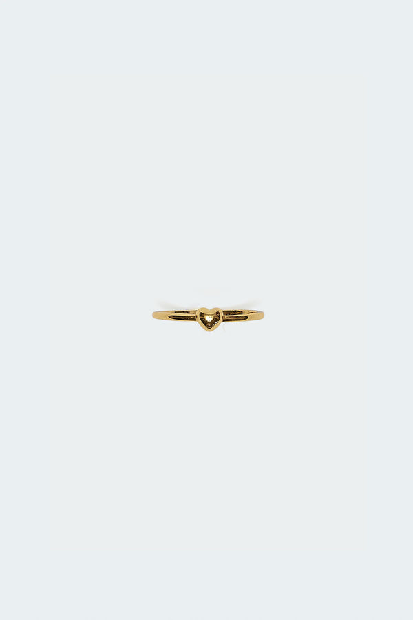 Edikted Dainty Heart Ring Gold