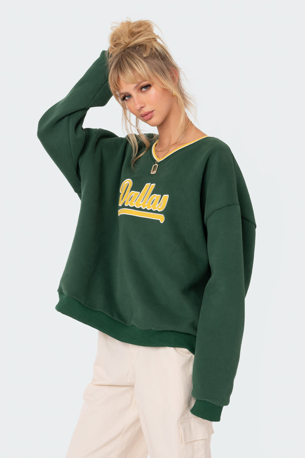 Edikted Dallas Sweatshirt Green