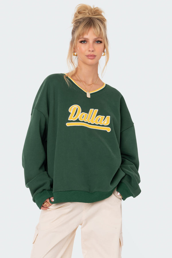 edikted Dallas Sweatshirt green