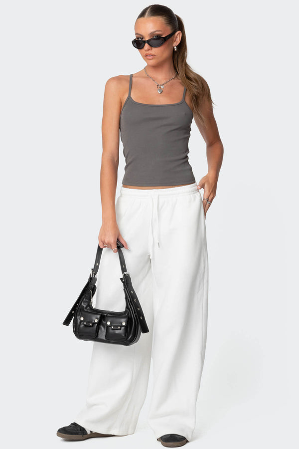 Edikted Deanna Tank Top Gray