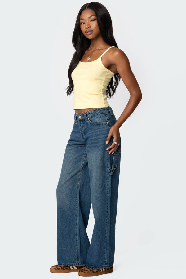 Edikted Deanna Tank Top Yellow