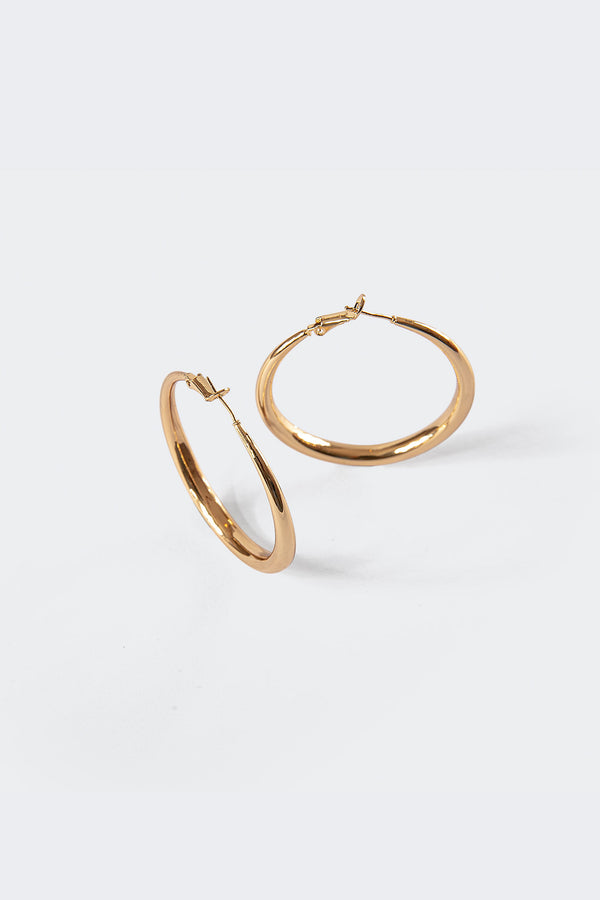 Edikted Diva Hoop Earrings Gold