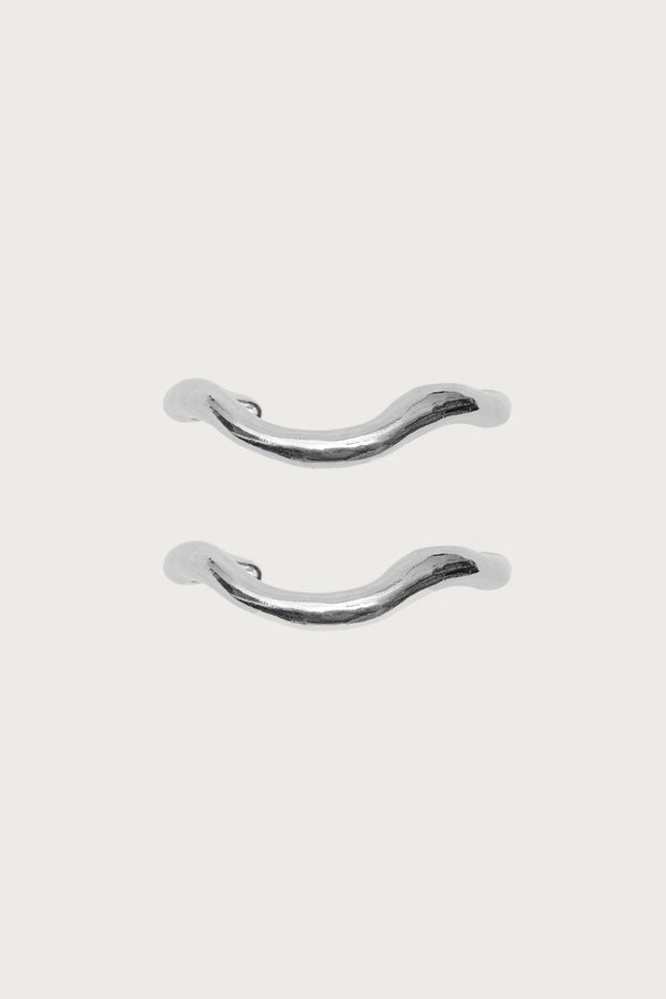 Edikted Double Arm Cuff Silver
