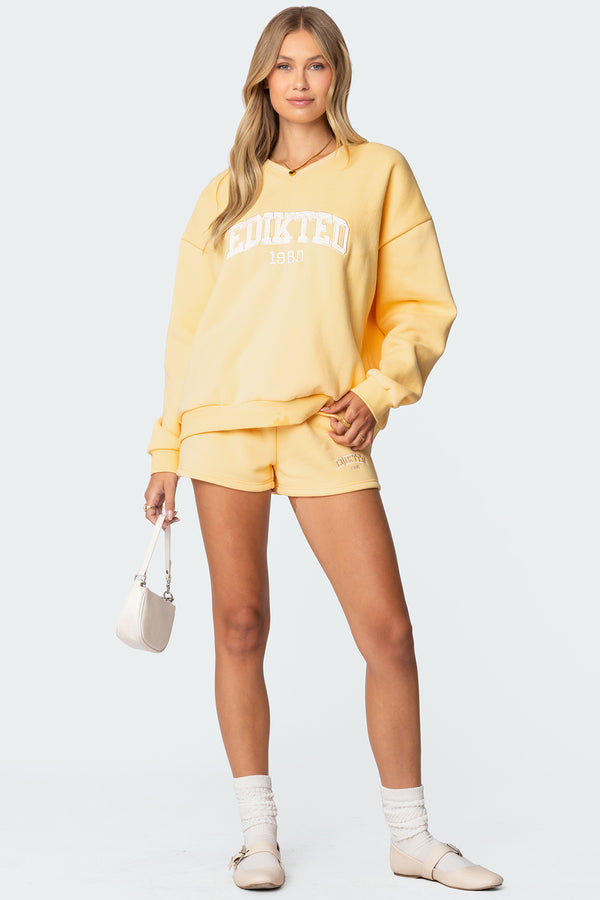 edikted Edikted Girl Shorts yellow