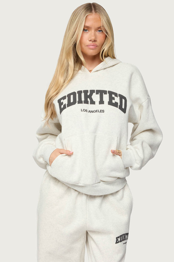 edikted Edikted LA Hoodie gray melange