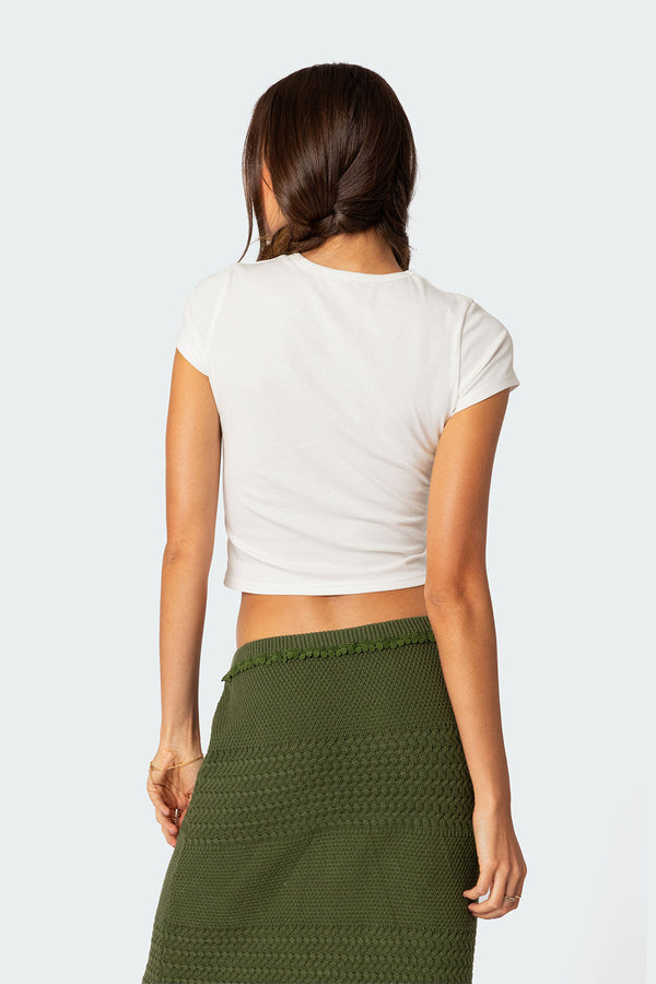 Edikted Equestrian T-Shirt White