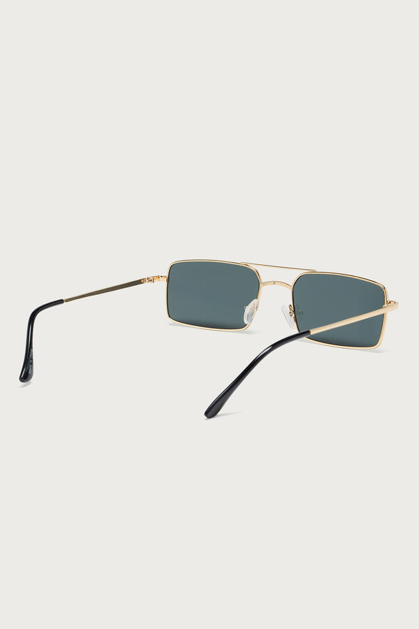 Edikted Felicia Square Sunglasses Gold