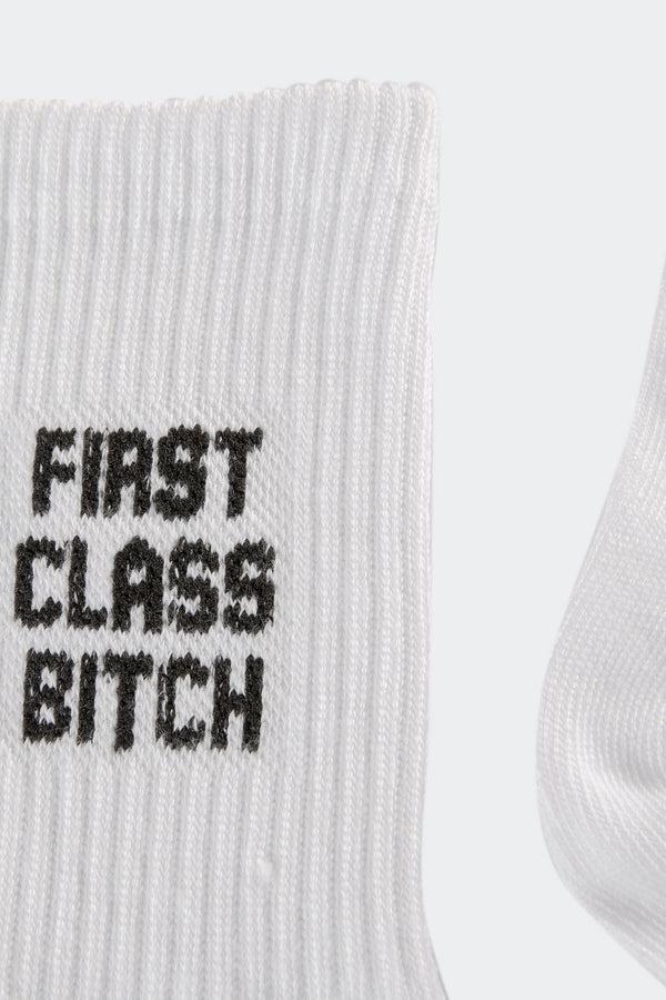 Edikted First Class Socks White