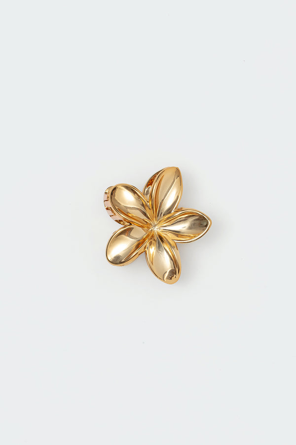 Edikted Flower Hair Clip Gold
