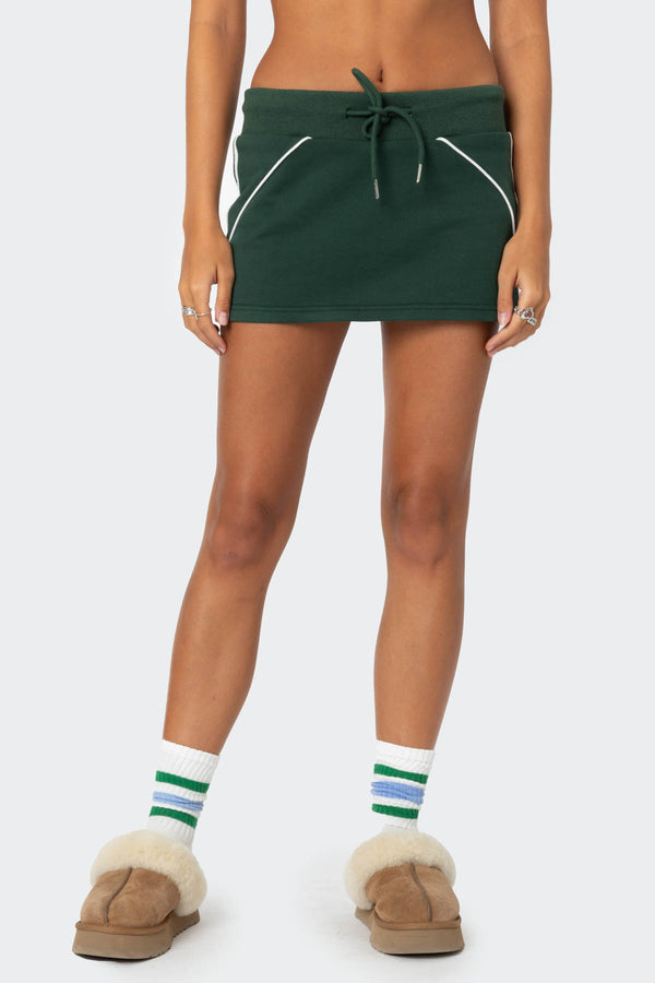 Edikted Gayil Mini Skort Green