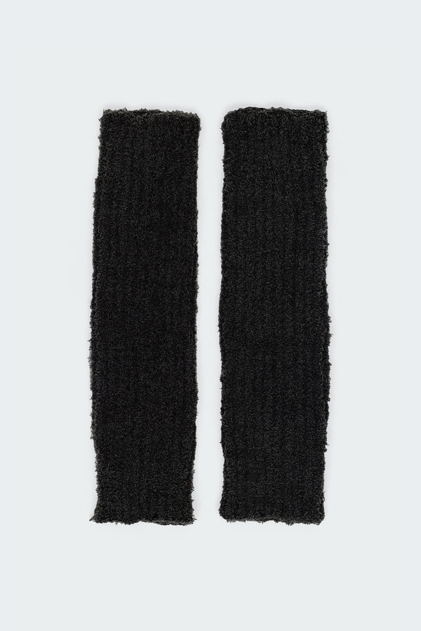 Edikted Get Cozy Leg Warmers Black