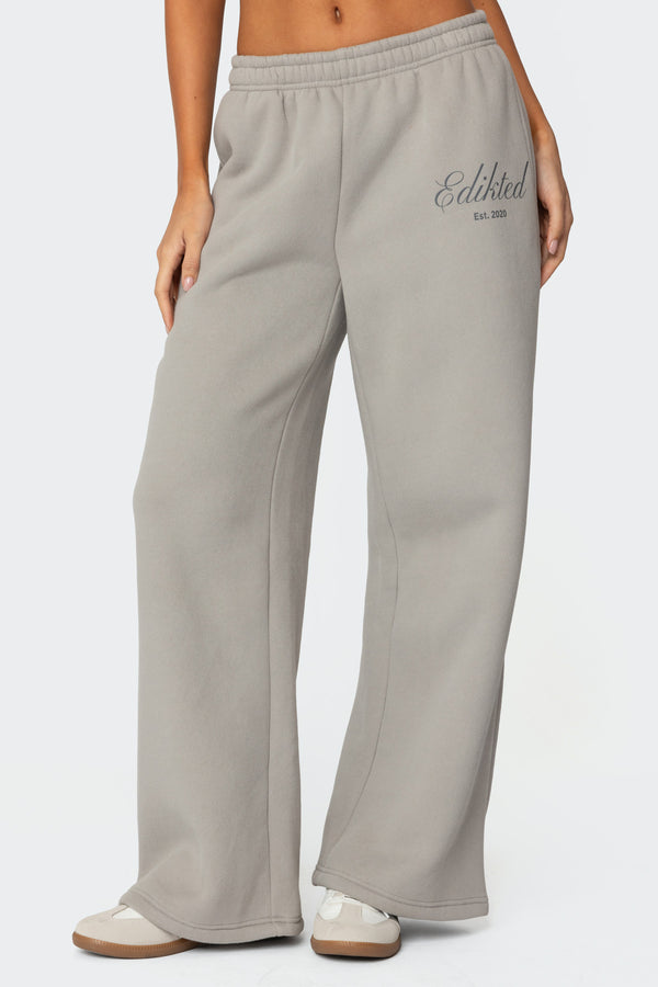 Edikted Get Edikted Sweatpants Gray