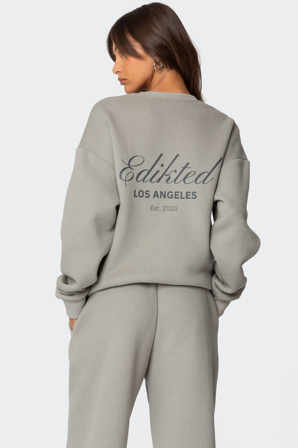 edikted Get Edikted Sweatshirt gray