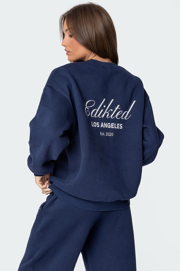 edikted Get Edikted Sweatshirt navy