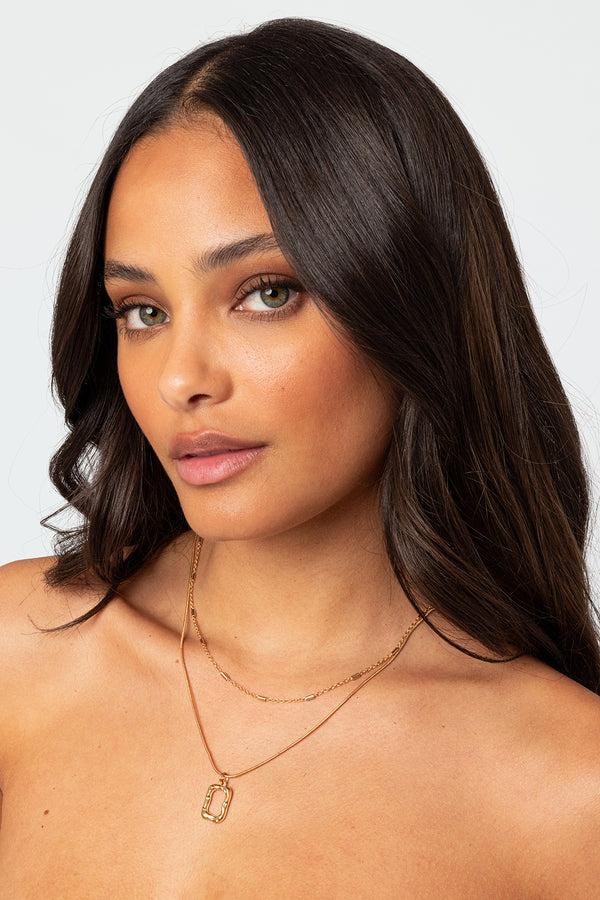 edikted Golden Girl Necklace Pack gold